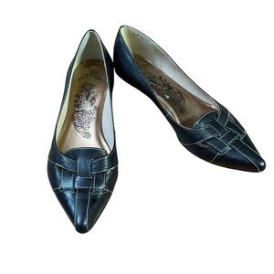 Matisse Woven‎ Kitten Heel Pumps in Black Sz. 6M